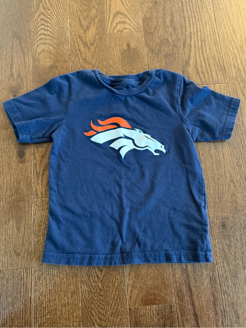 Denver Broncos Kids Logo Tee | NFL Size 4 Small | Cotton